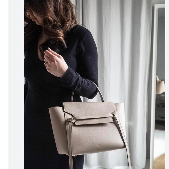 Celine Mini Belt Bag ( Largest size of the belt bag ) Light Taupe NEW - Picture 6 of 16